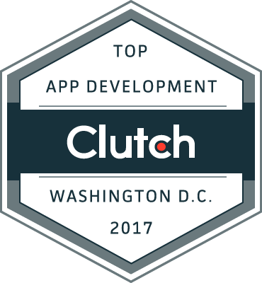 2017 Top App Developer in Washington, DC according to Clutch